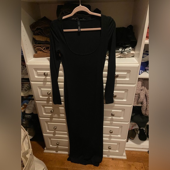 New Skims Soft Lounge Long Sleeve Dress Size Large - Picture 7 of 11